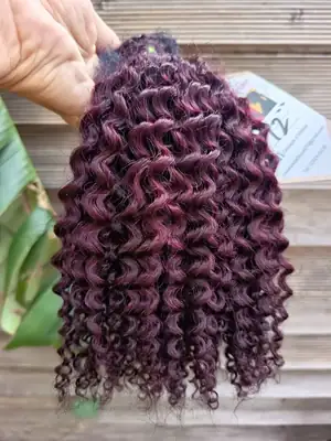 Burgundy Kinky Curly Weave