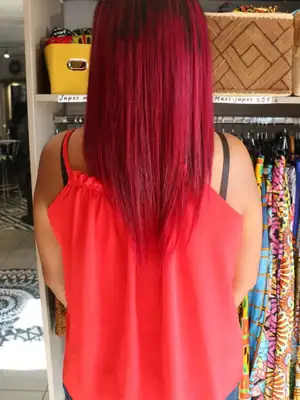 Brazilian Straight Weave - Red