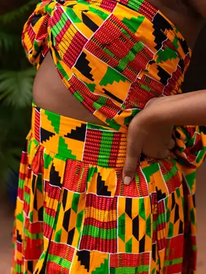 Ashanti Orange Bandeau Top 7