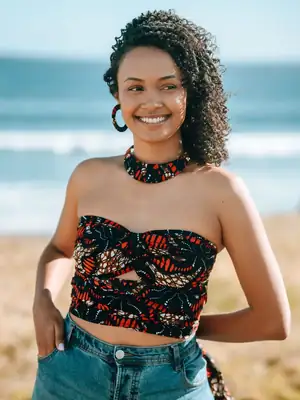 Jelani Bandeau Top