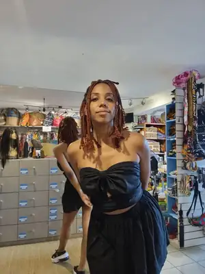 Black bandeau top 3