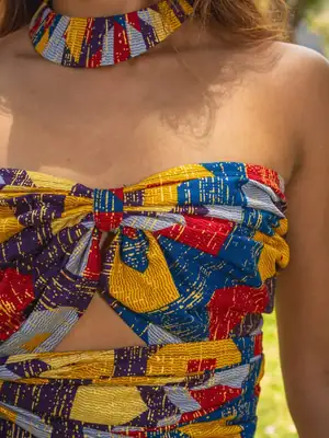 Senia Patterned Bandeau Top 3