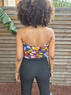 Senia Patterned Bandeau Top 5