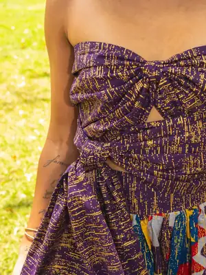 Senia Mauve Bandeau Top 4