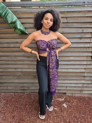 Senia Mauve Bandeau Top 7