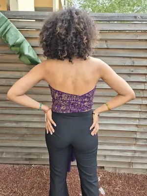Senia Mauve Bandeau Top 8