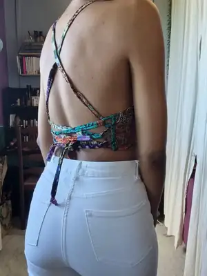 Backless Patchwork Top 3
