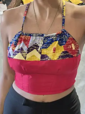 Top dos nu Senia rouge