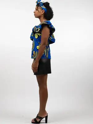 Akwélé Ruffle Top 4