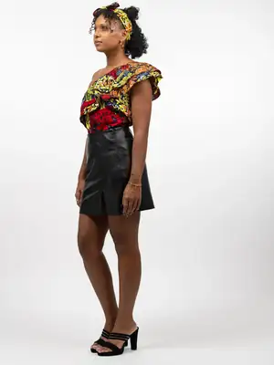 Obi Ruffle Top