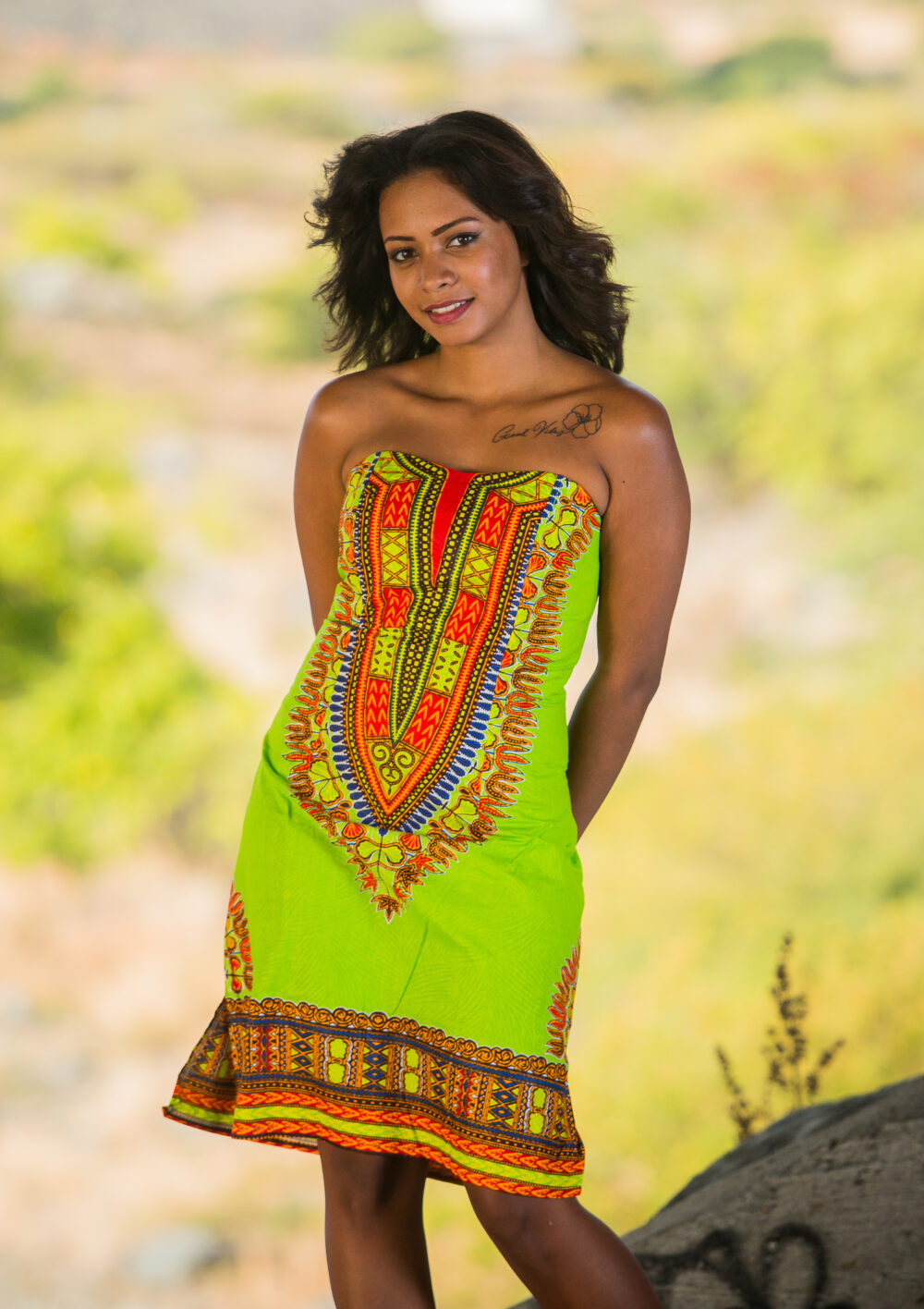 Robe Dashiki bustier (4 coloris) – Image 4
