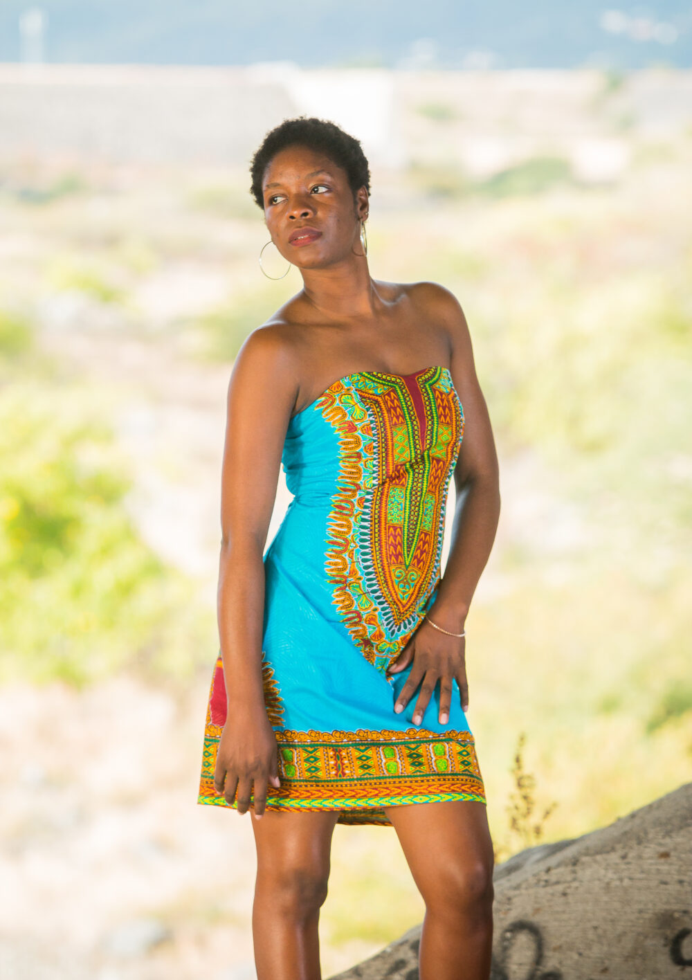 Robe Dashiki bustier (4 coloris) – Image 7