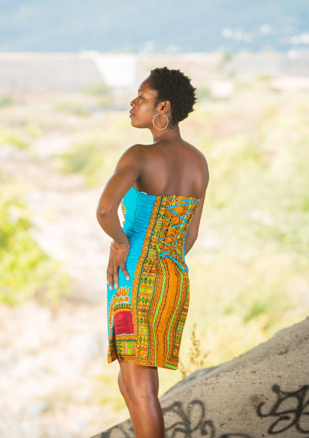 Robe Dashiki bustier (4 coloris) – Image 8
