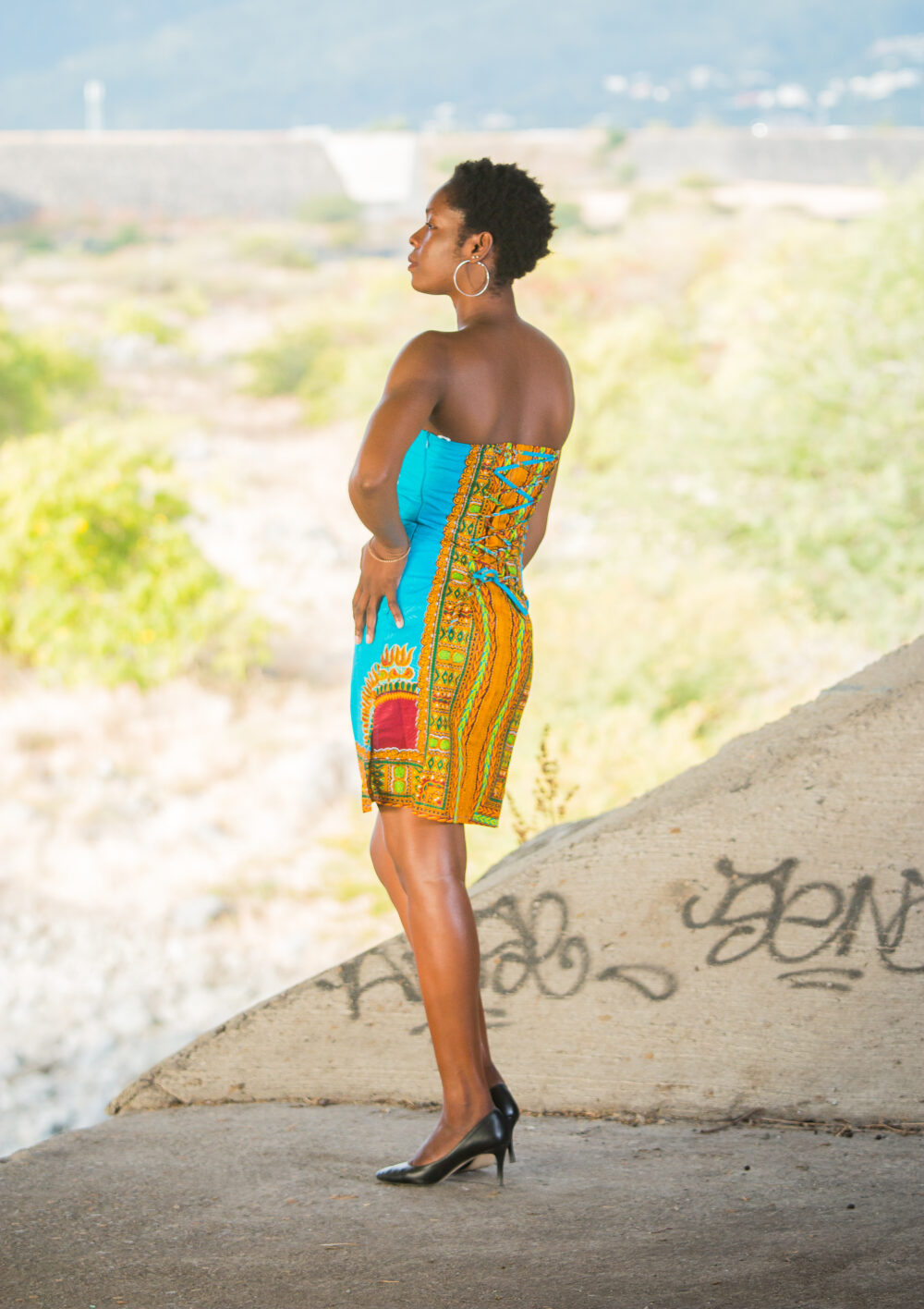 Robe Dashiki bustier (4 coloris) – Image 9