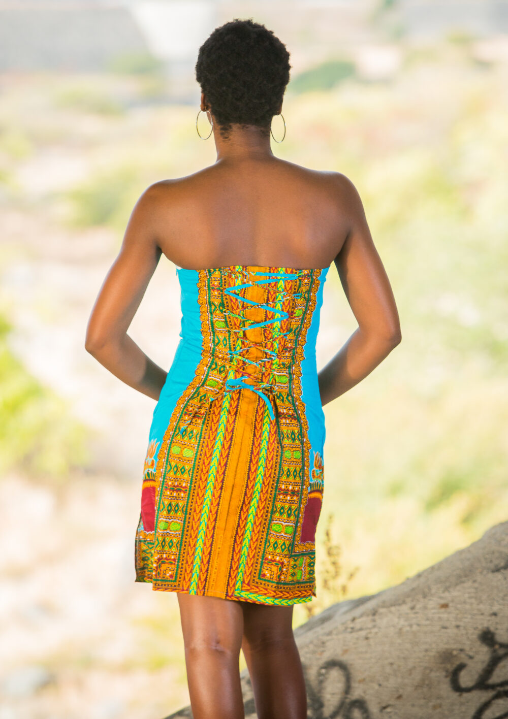Robe Dashiki bustier (4 coloris) – Image 10