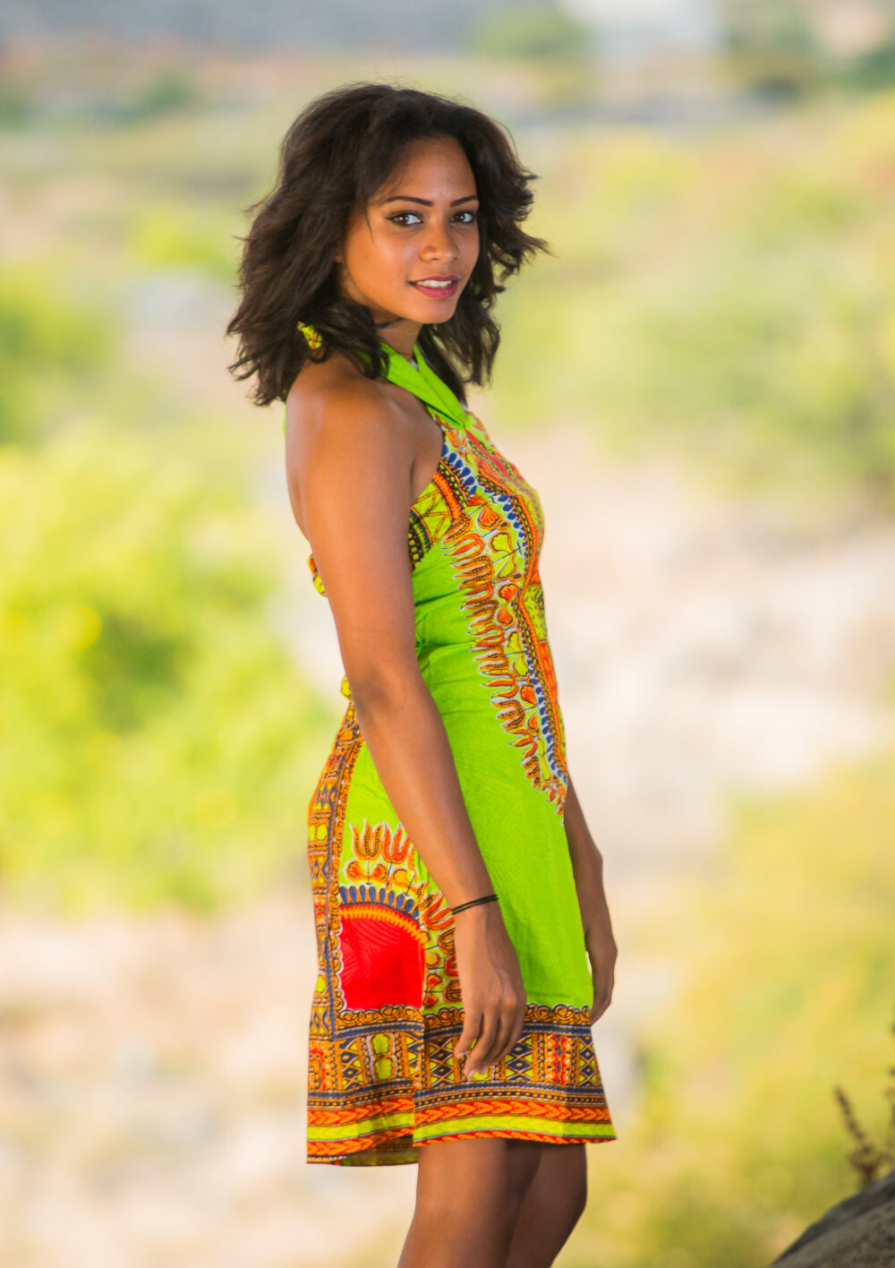 Robe Dashiki Croisée (2 coloris) – Image 2