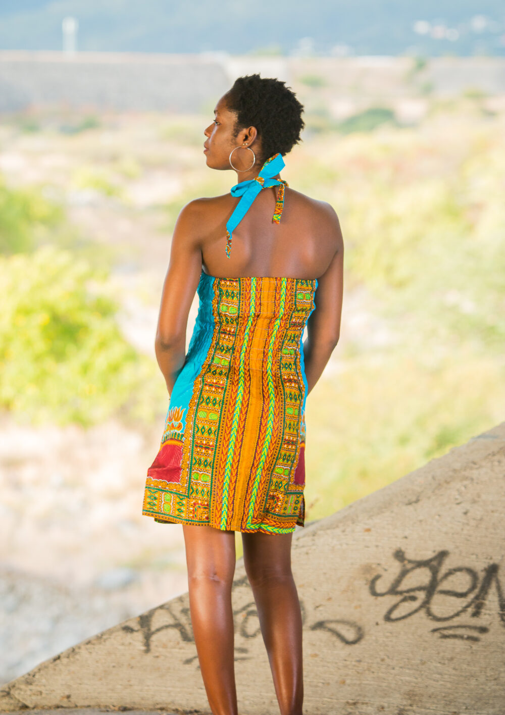 Robe Dashiki Croisée (2 coloris) – Image 6