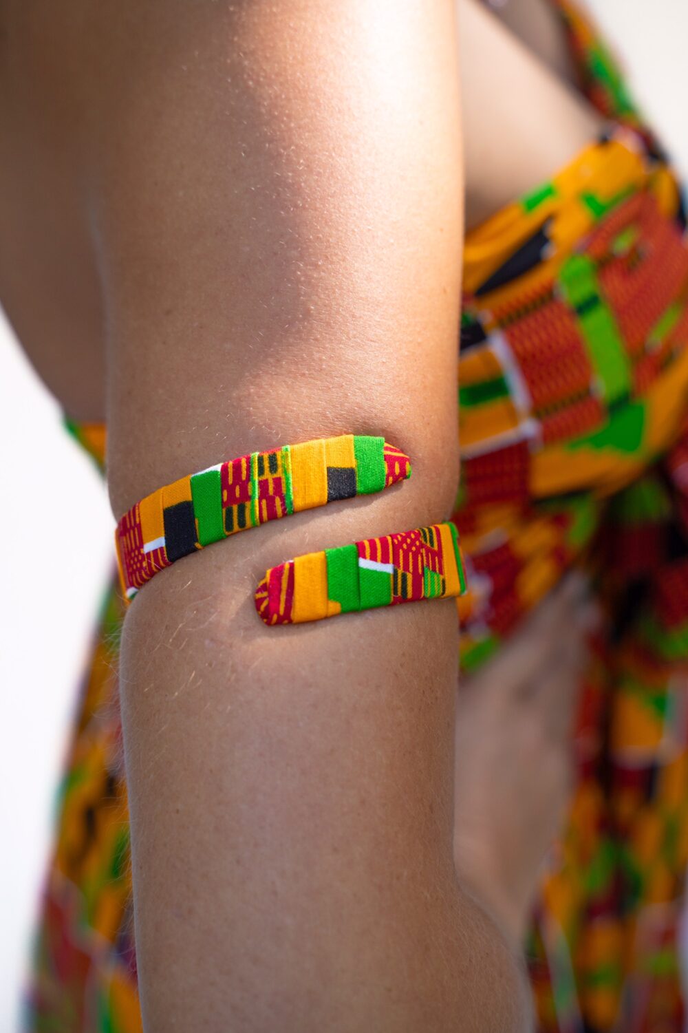 Bracelet de bras Ashanti Orange – Image 3