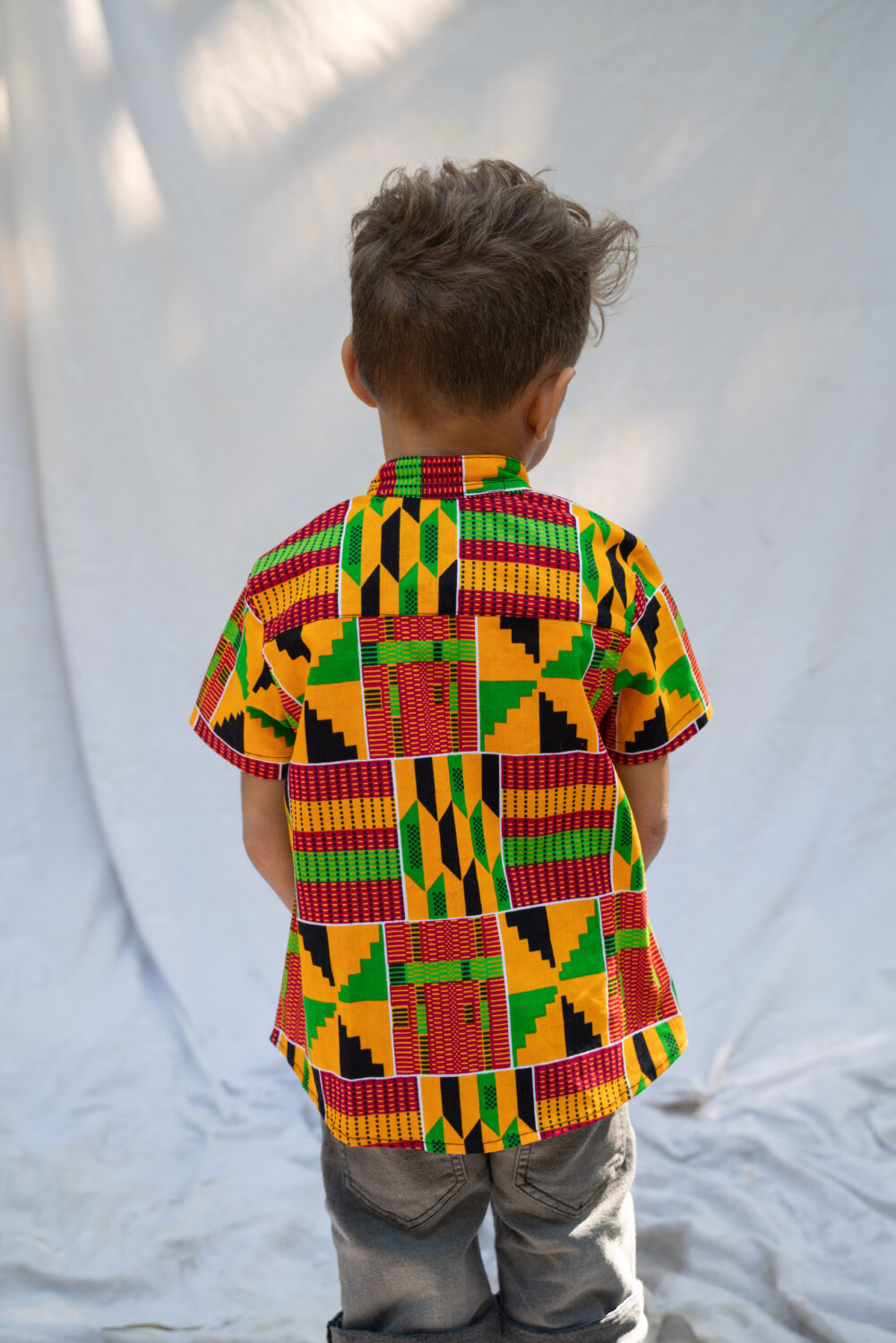Chemise enfant Ashanti Orange – Image 3