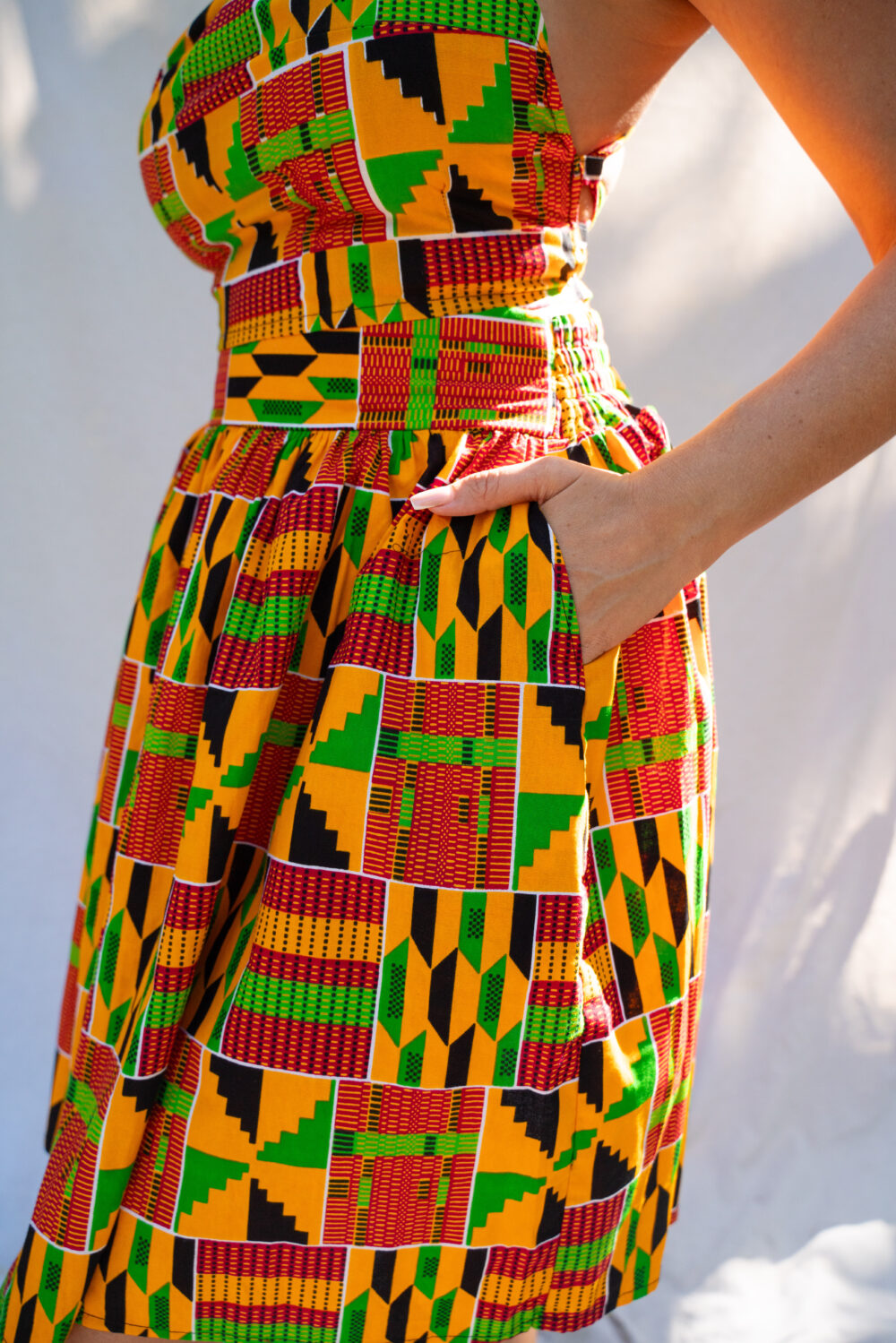 Jupe midi Ashanti Orange – Image 4
