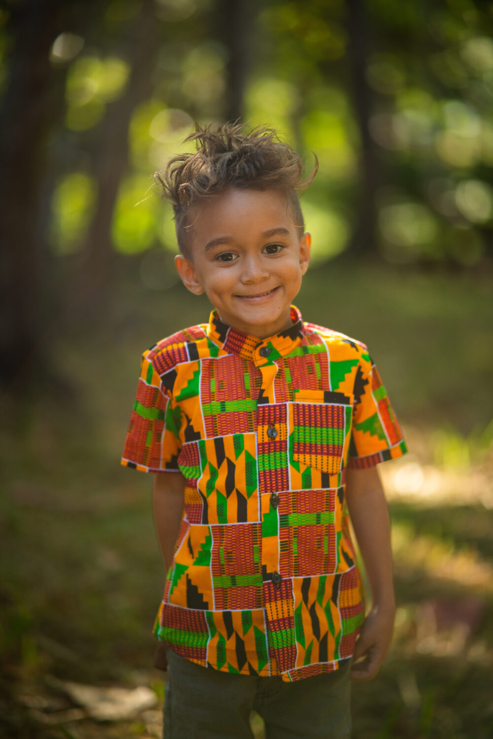 Ashanti Orange children's shirt