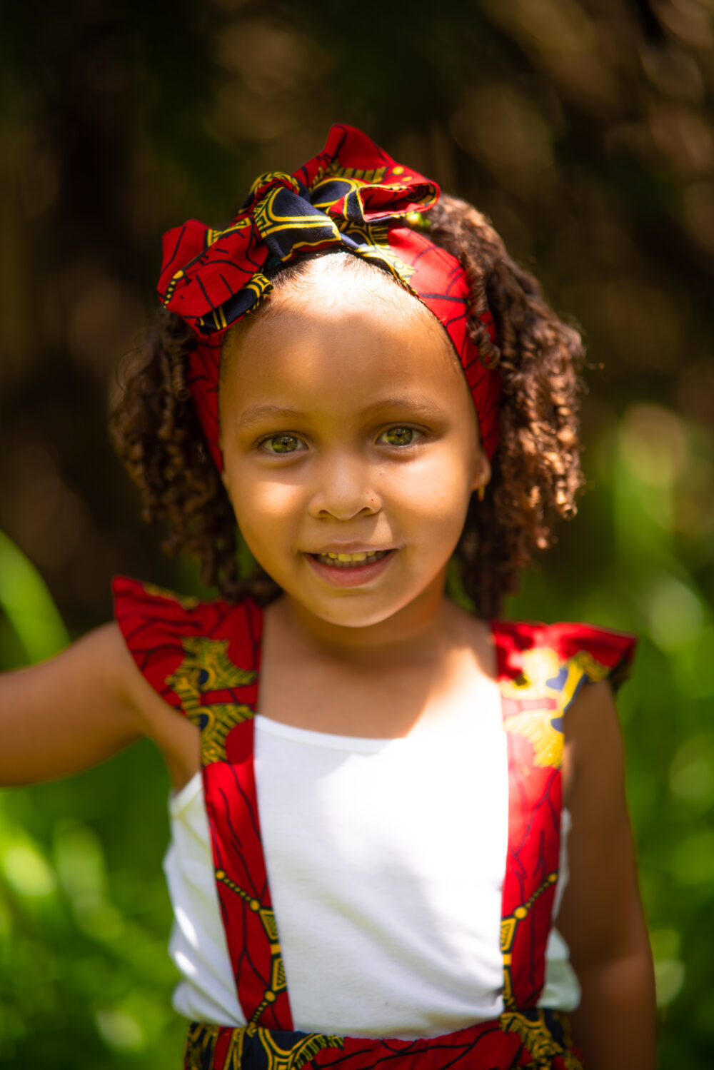 Jupe enfant à bretelles Asmara – Image 3