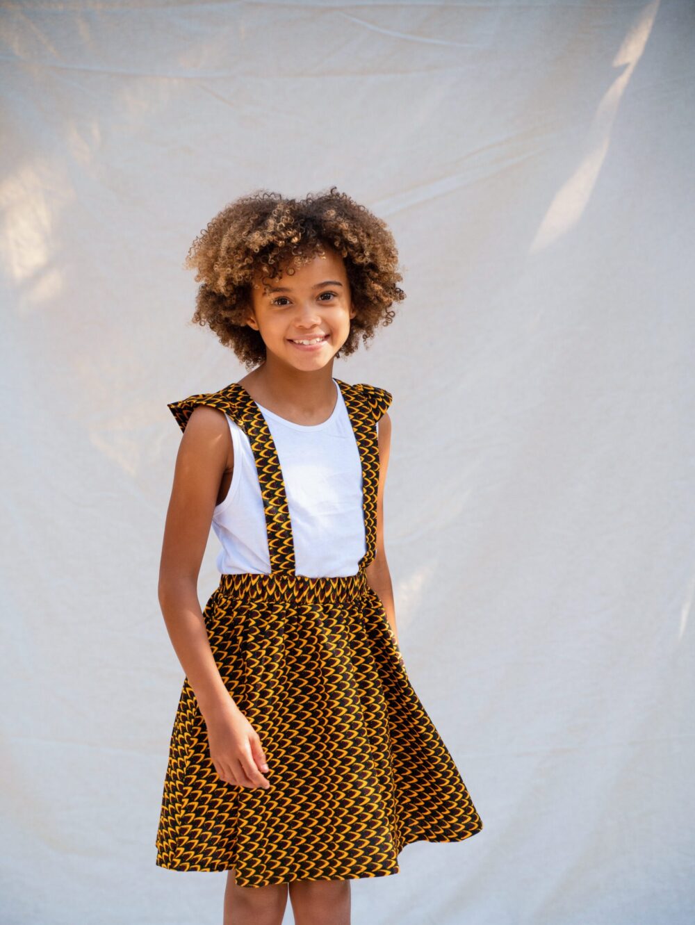 Jupe Enfant à bretelles Flamme – Image 4