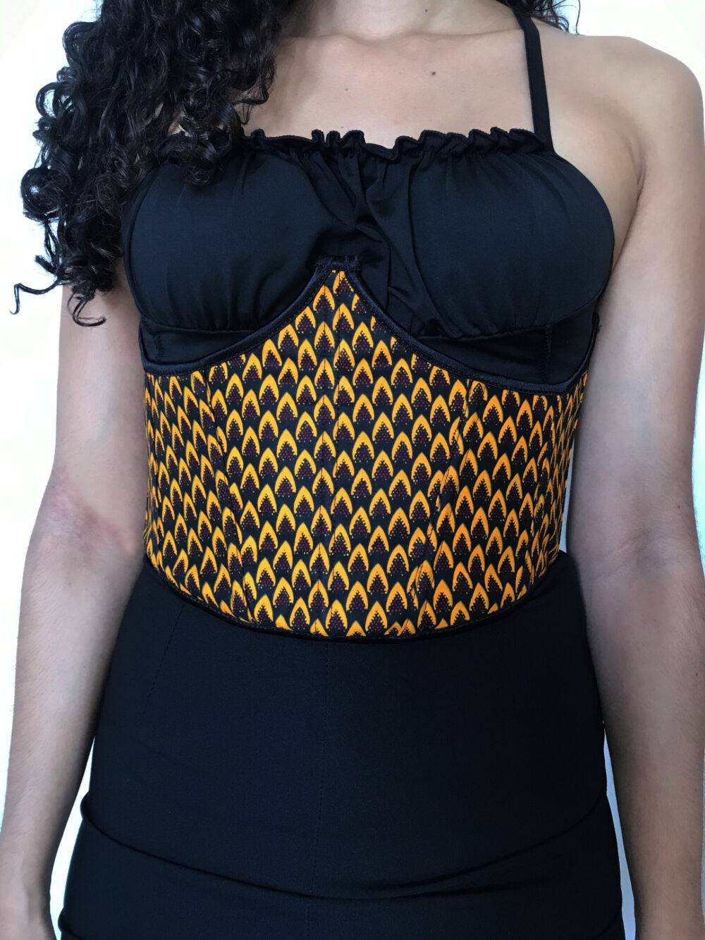 Flame corset belt