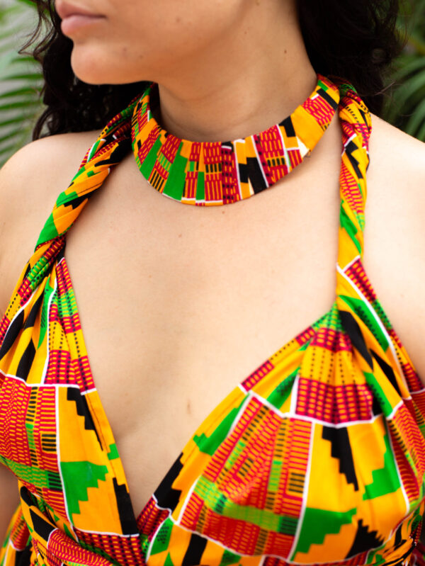 Ashanti orange necklace
