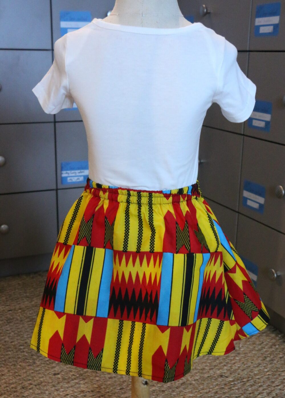 Ensemble fille jaune Afrique – Image 3