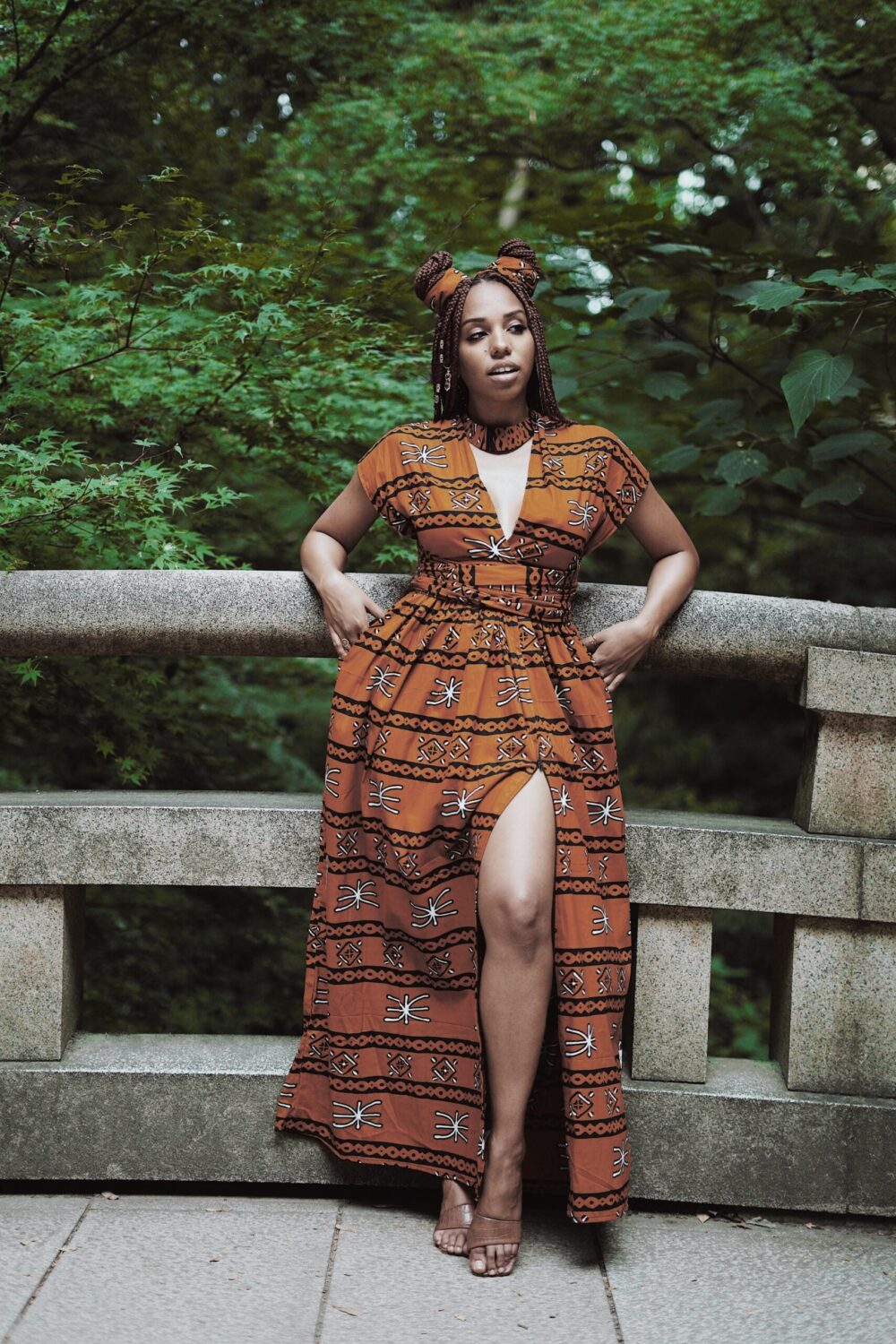 Infinity Kaélé wax maxi dress
