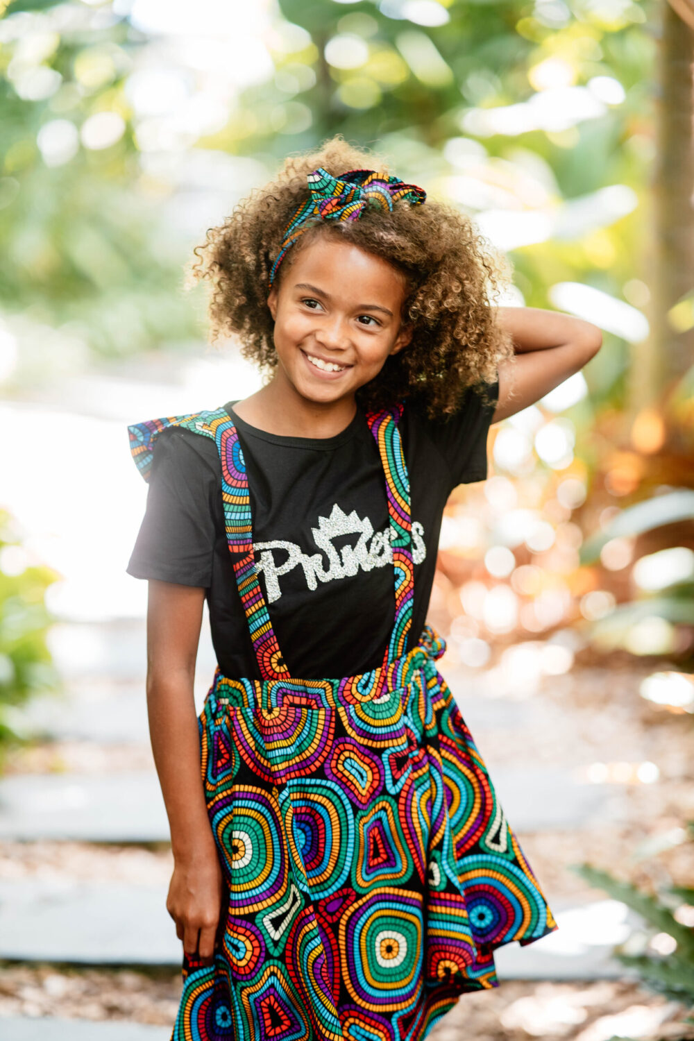 Edea children's skirt with straps