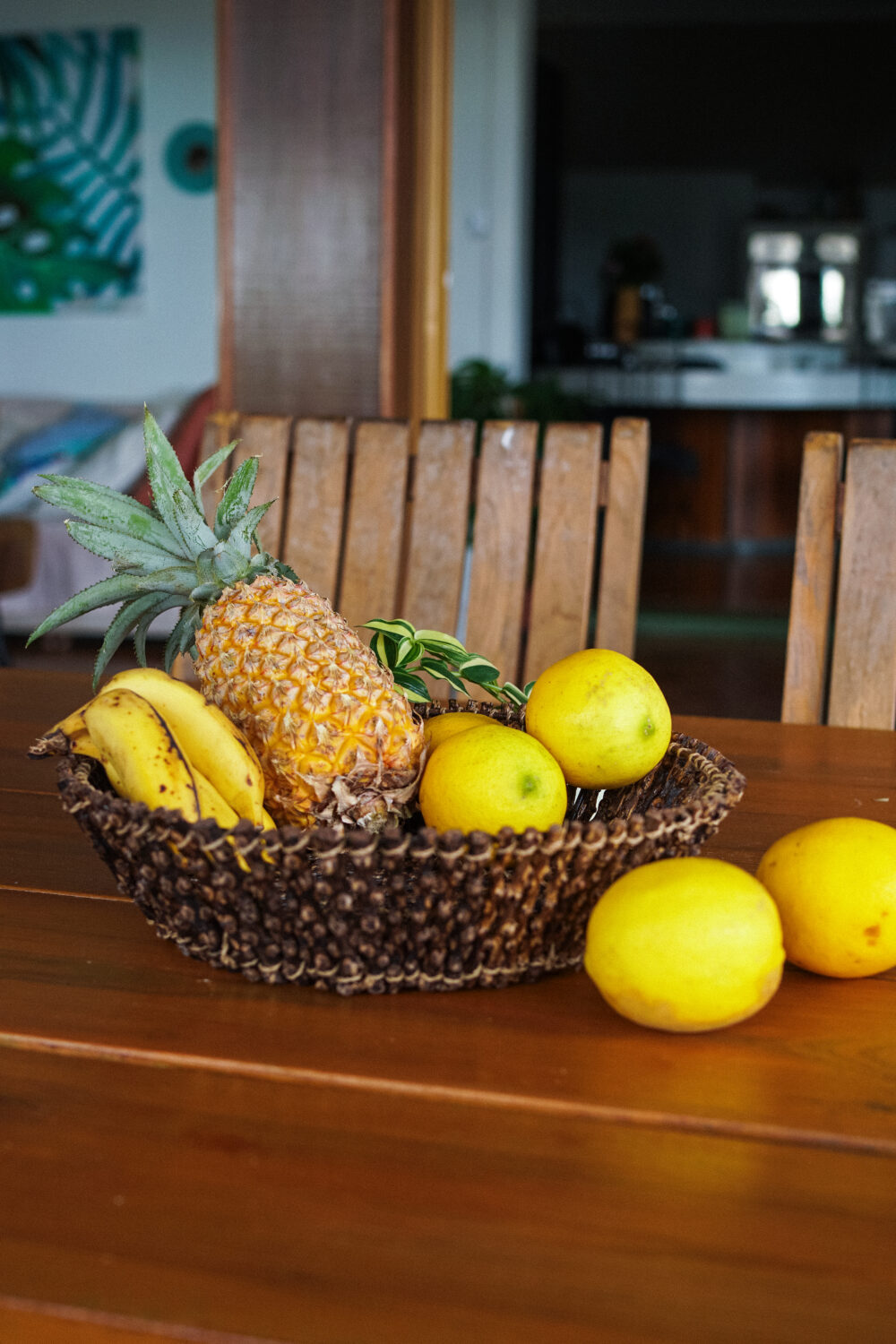 Corbeille à fruits ronde