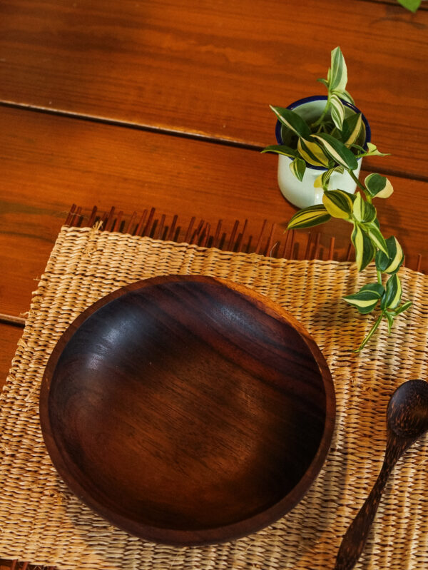Mahogany small plate