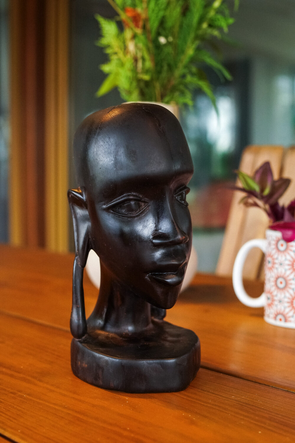 Massai face sculpture - Image 2