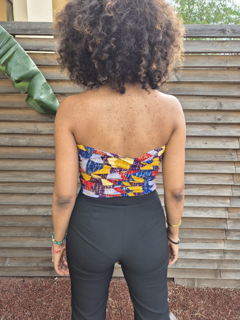 Senia patterned bandeau top - Image 5