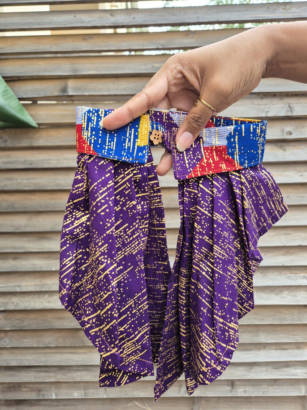 Col Jabot Senia mauve – Image 2
