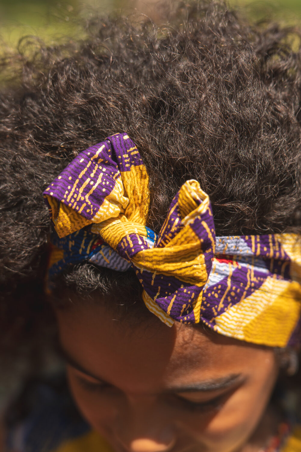 Bandeau à cheveux Senia à motif