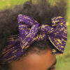 Bandeau à cheveux Senia mauve