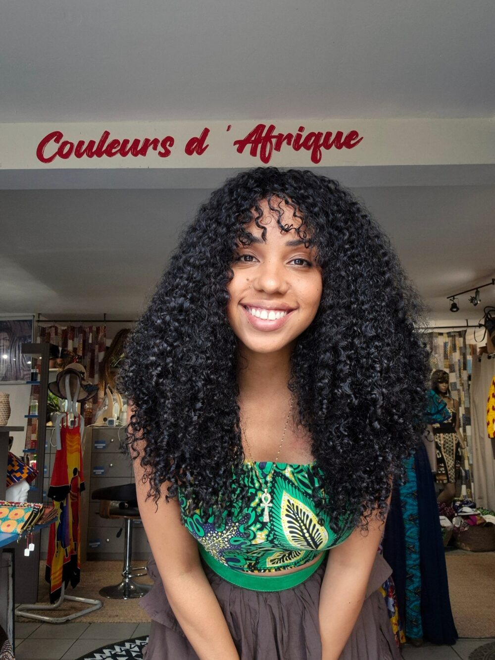 Burmese curl weave bundle