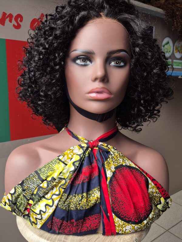 Perruque lace frontale Pixie curl 8 pouces