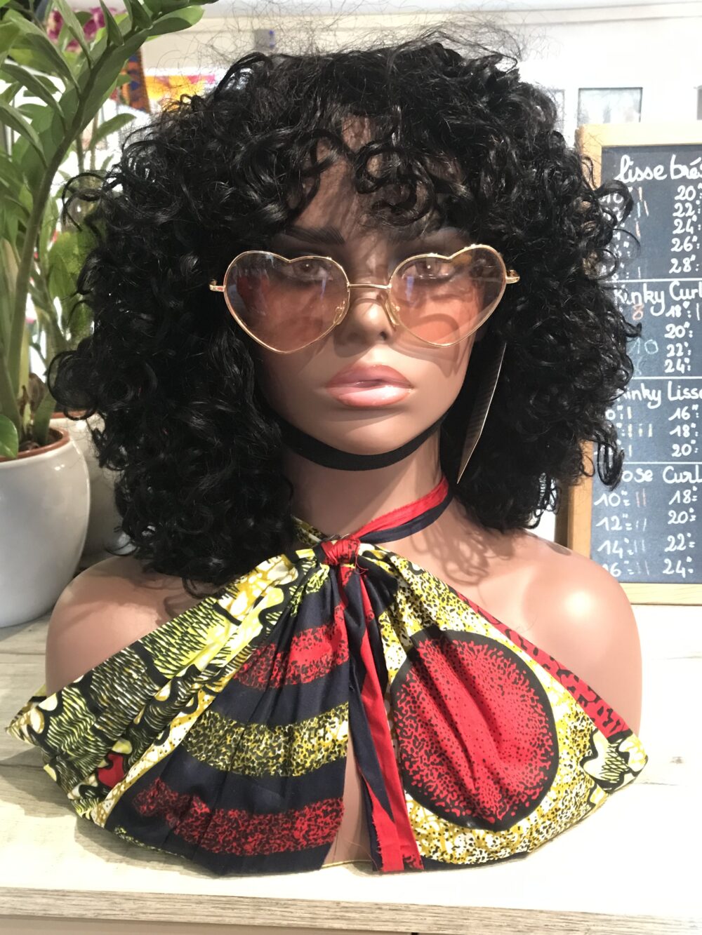 Perruque Funmi curl 10 pouces avec frange
