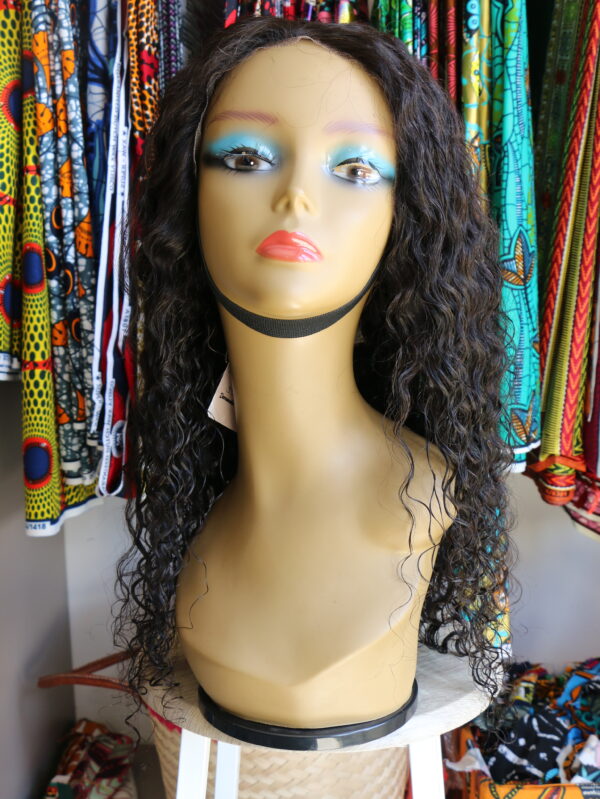 20 inches Deep curl front lace wig
