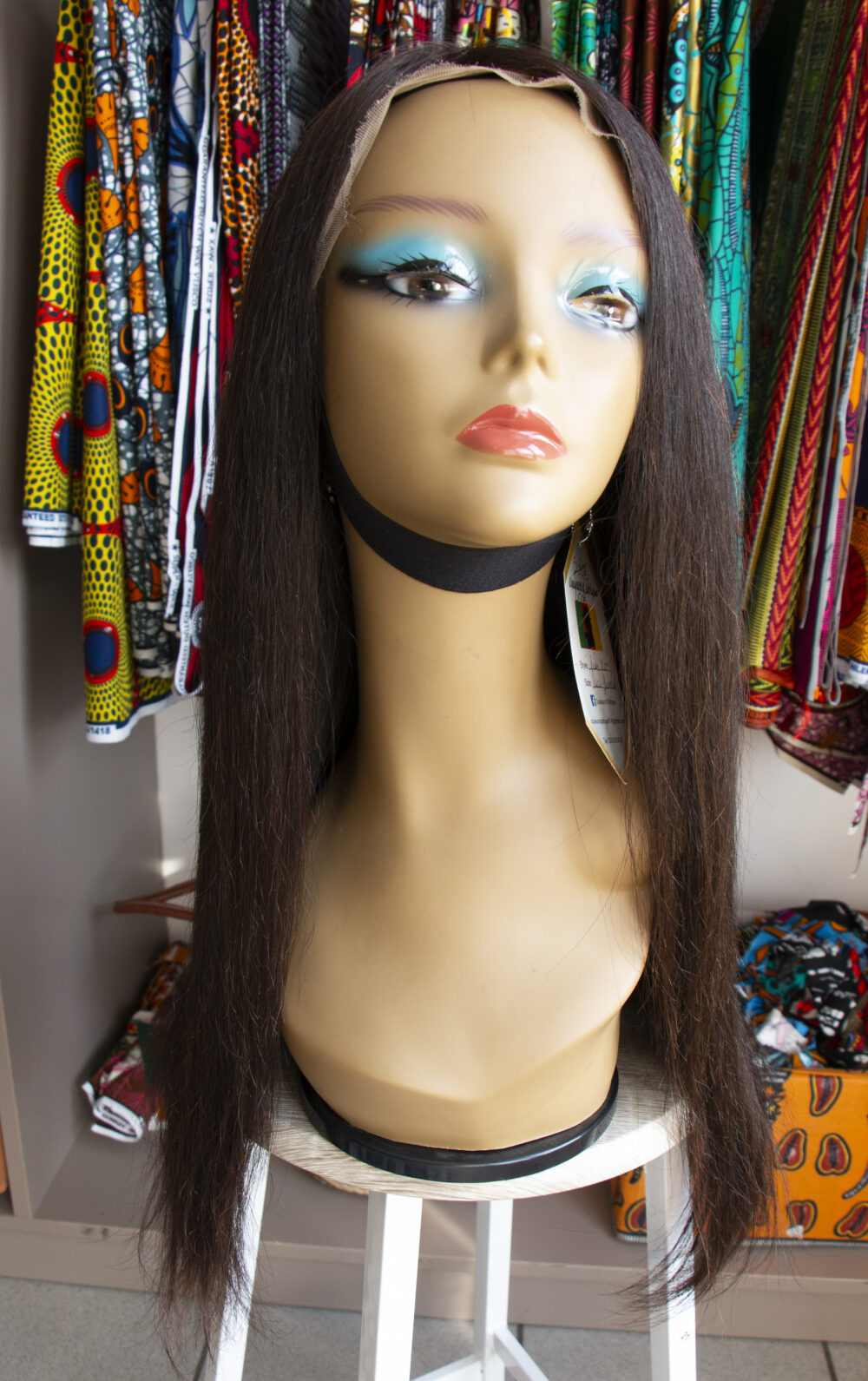 Straight Brazilian front lace wig