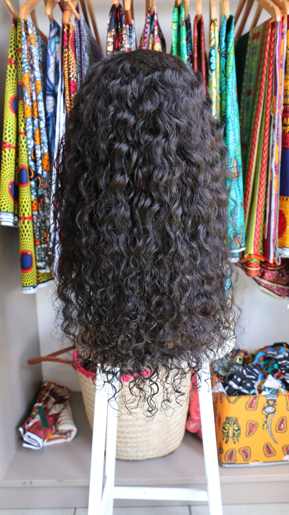 20 inches Deep curl front lace wig - Image 3