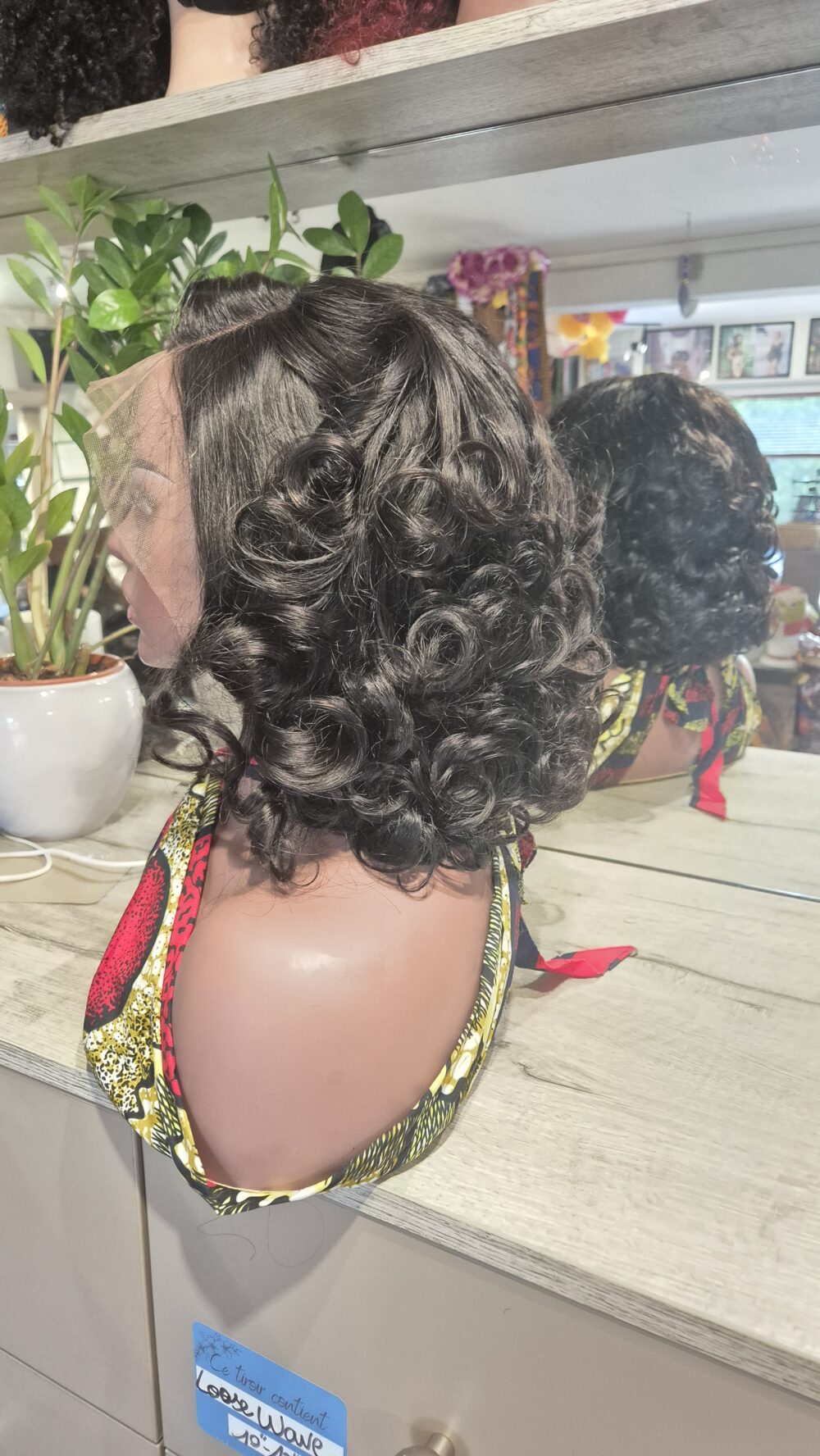10 inches Loose wave front lace wig - Image 2