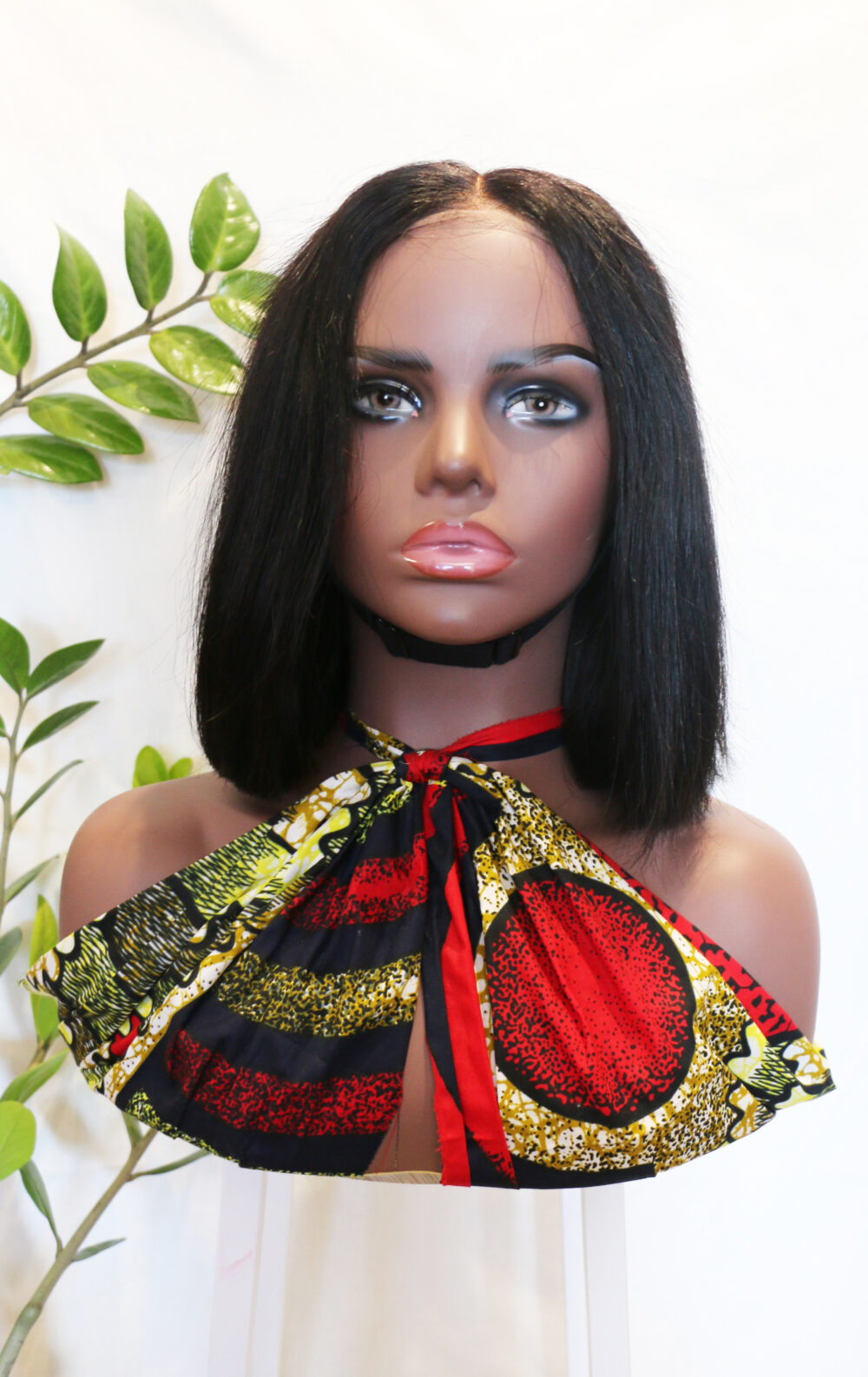 10 inches Straight brazilian top closure bob wig