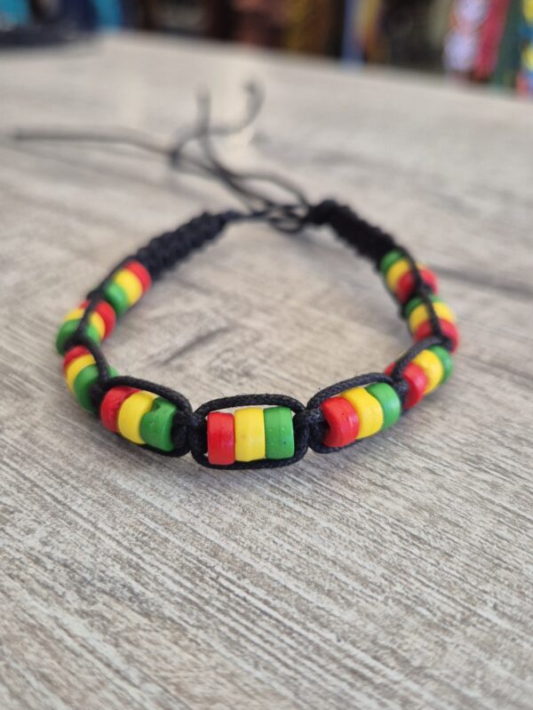 Bracelet Rouge Jaune Vert