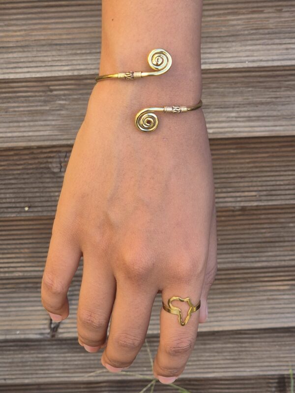 Golden double bangle