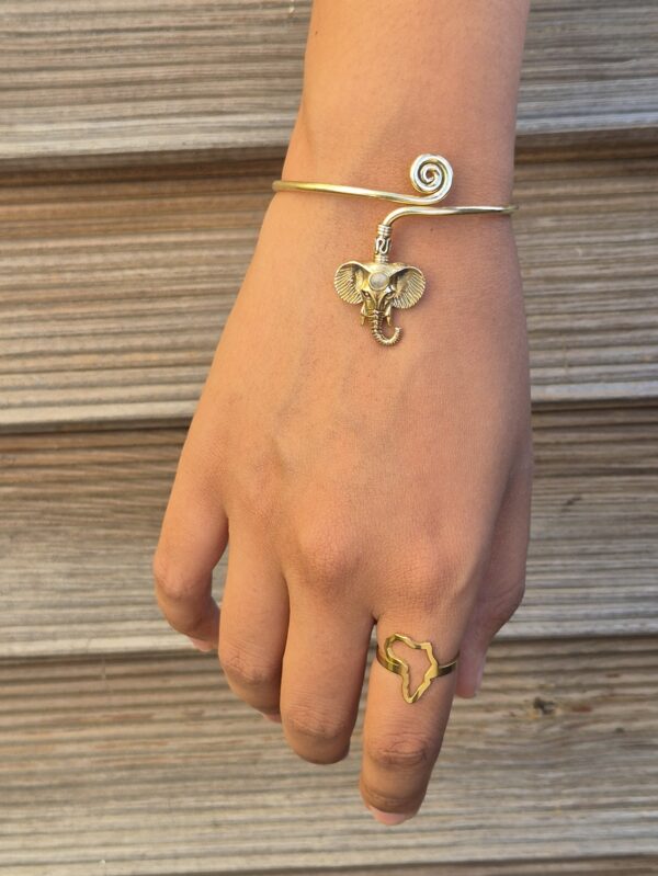 Golden Elephant bangle